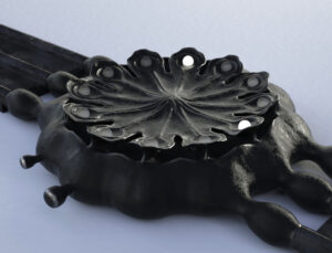 Poppy Seed Pod watch in blackened silver - Art Jewelry And Watchmaking
