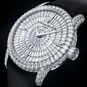 Vacheron-constantin diamond watch. as an example of fine jewelry influence on watchmaking