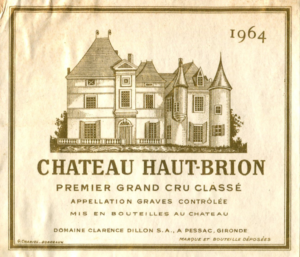Chateau Haut-brion wine brand label