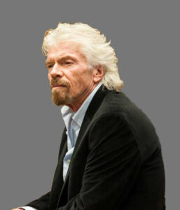 Richard Branson, a serial entrepreneur. and a solo company founder.