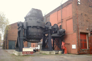 Steel making in Sheffield, UK