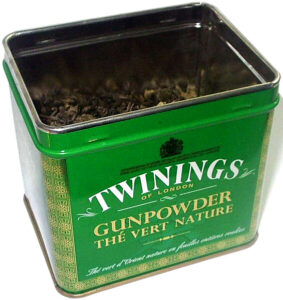 Twinings tea box. one of the oldest British Brands of tea