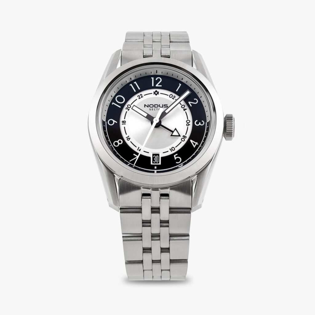 Nodus watch on pale background