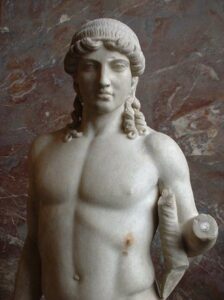 Classical Sculptor Polykleitos, one of the first artists to consciously incorporate mathematics into his works