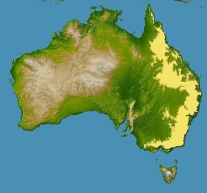 Australia fractal coastline