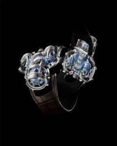 An aesthetic watch HM9 Sapphire Vision from MB&F: