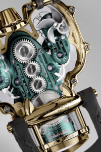 HM9 Sapphire Vision from MB&F as an example of engineering influenced watch design, a step in the evolution of the watch