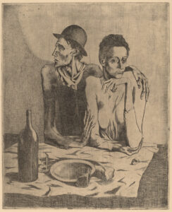 Pablo Picasso, The Frugal Repast, limited edition print.