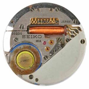 Seiko 35A Quartz watch internal electronics