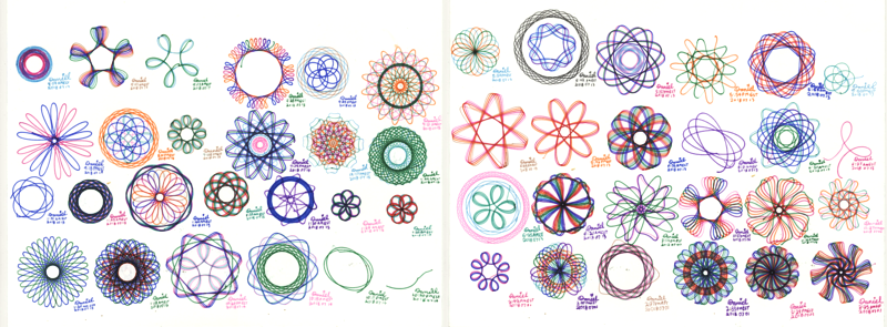 spirograph patterns as an example of mathematical art