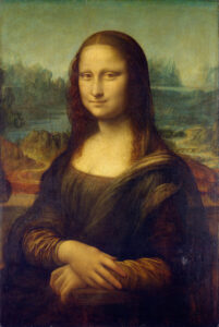 Mona L:isa as an example of fine art
