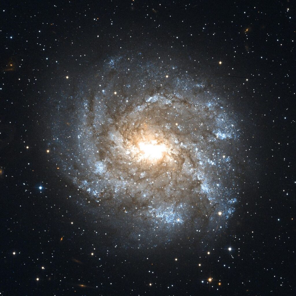 spiral galaxy as an example of The Fibonacci sequence