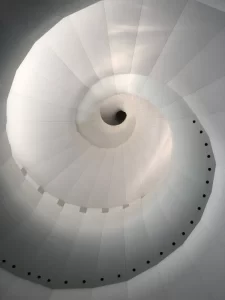 spiral staircase as an example of use of geometry