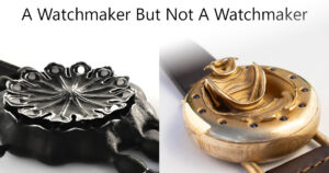 Timepieces by a watchmaker who's not "a watchmaker" - title image, showing two of our watches.