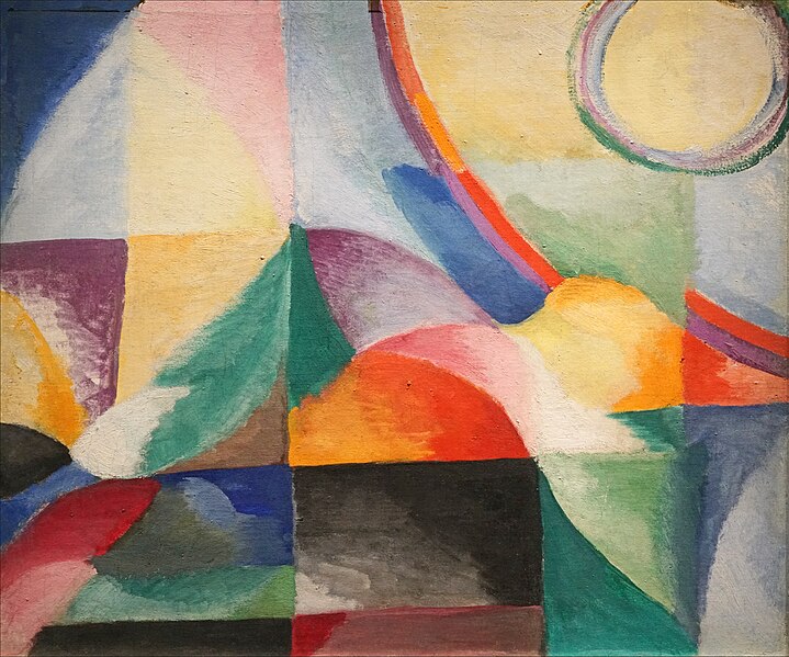 Sonia Delaunay, Simultaneous Contrasts art, strong colours
