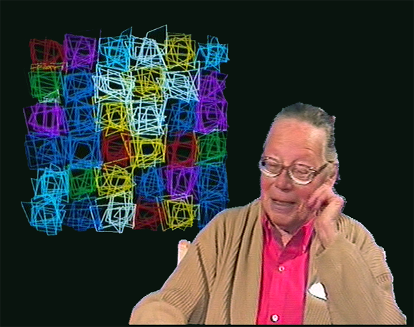 Vera Molnár using early algorithmic music creation