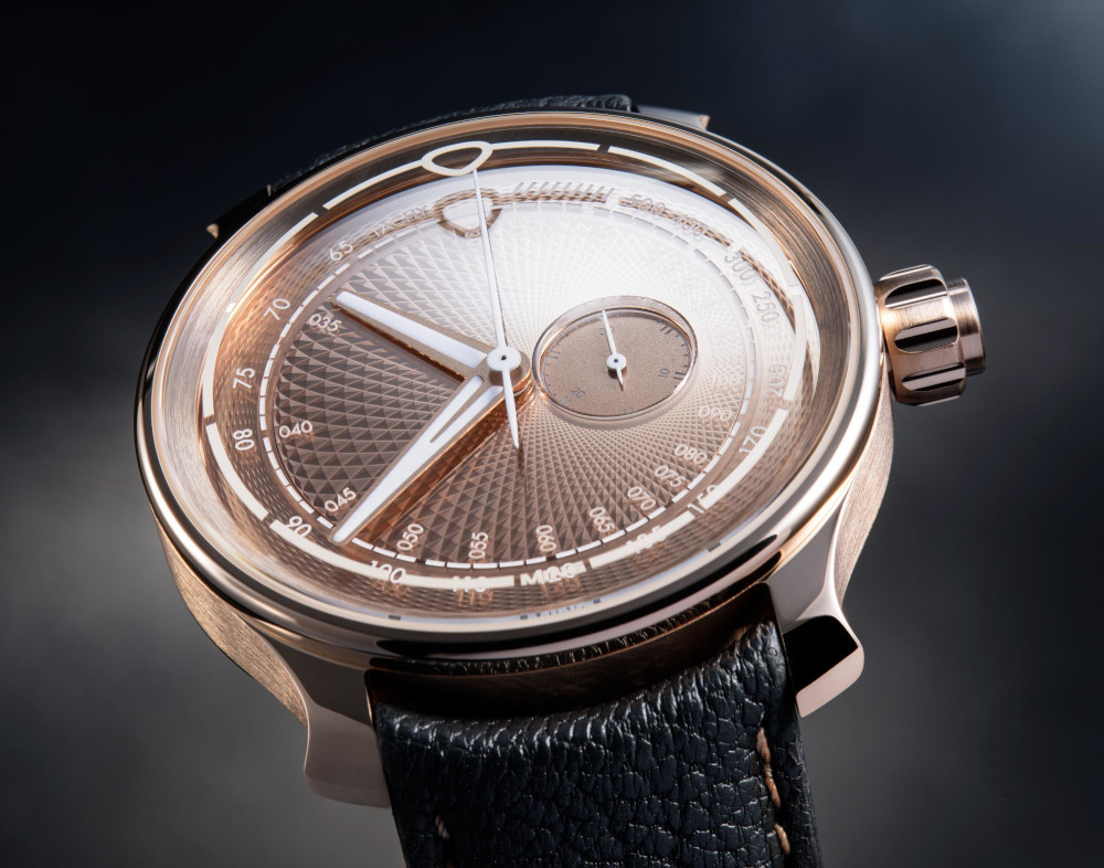 Ming watch,  on grey background.