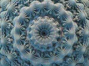 Fractal art - 3D fractal Manedlbulb