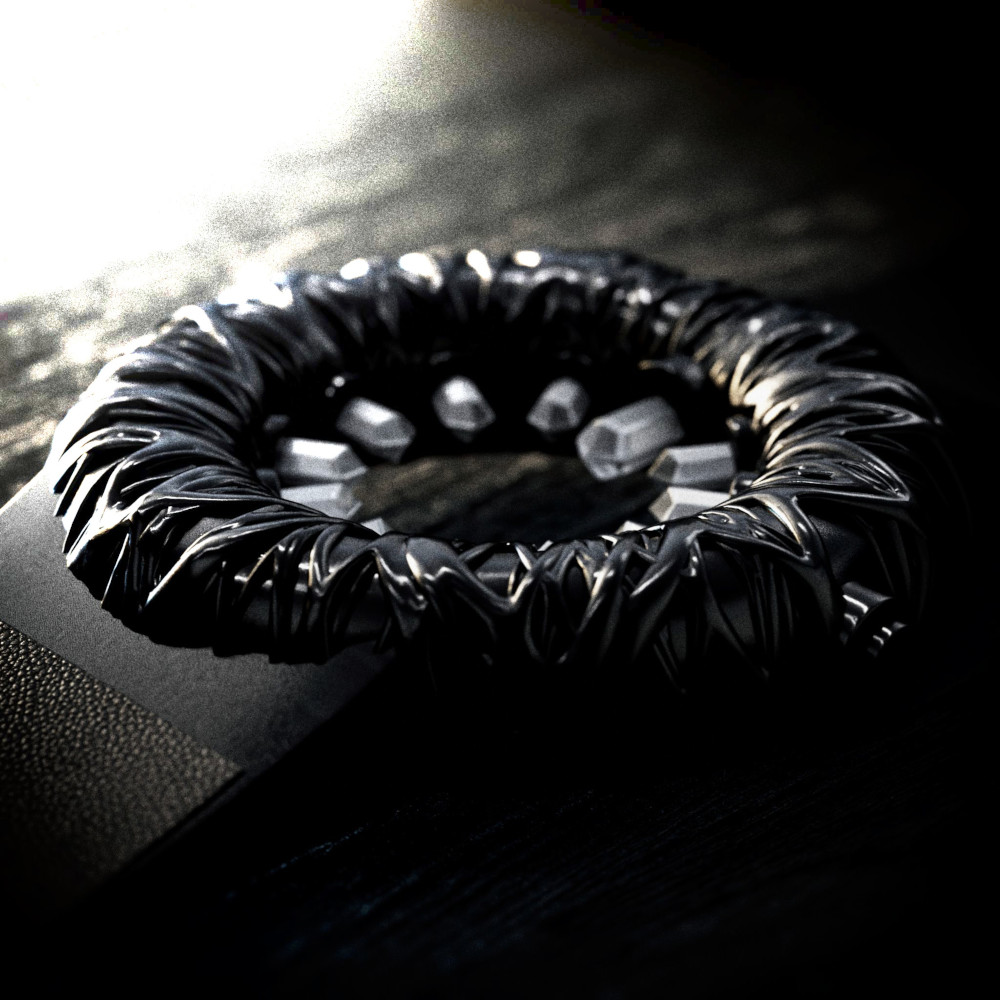 Tropical Crystal watch - black