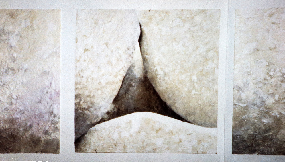 painting of chalk stones