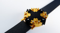 Cross #1 watch ebony and gold. Thumbnail