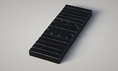 Hip Hop #1 watch, black. Thumbnail