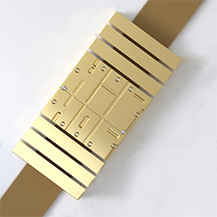 Hip Hop #1 watch, gold. Thumbnail