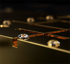 Hip Hop #1 watch, gold. Thumbnail