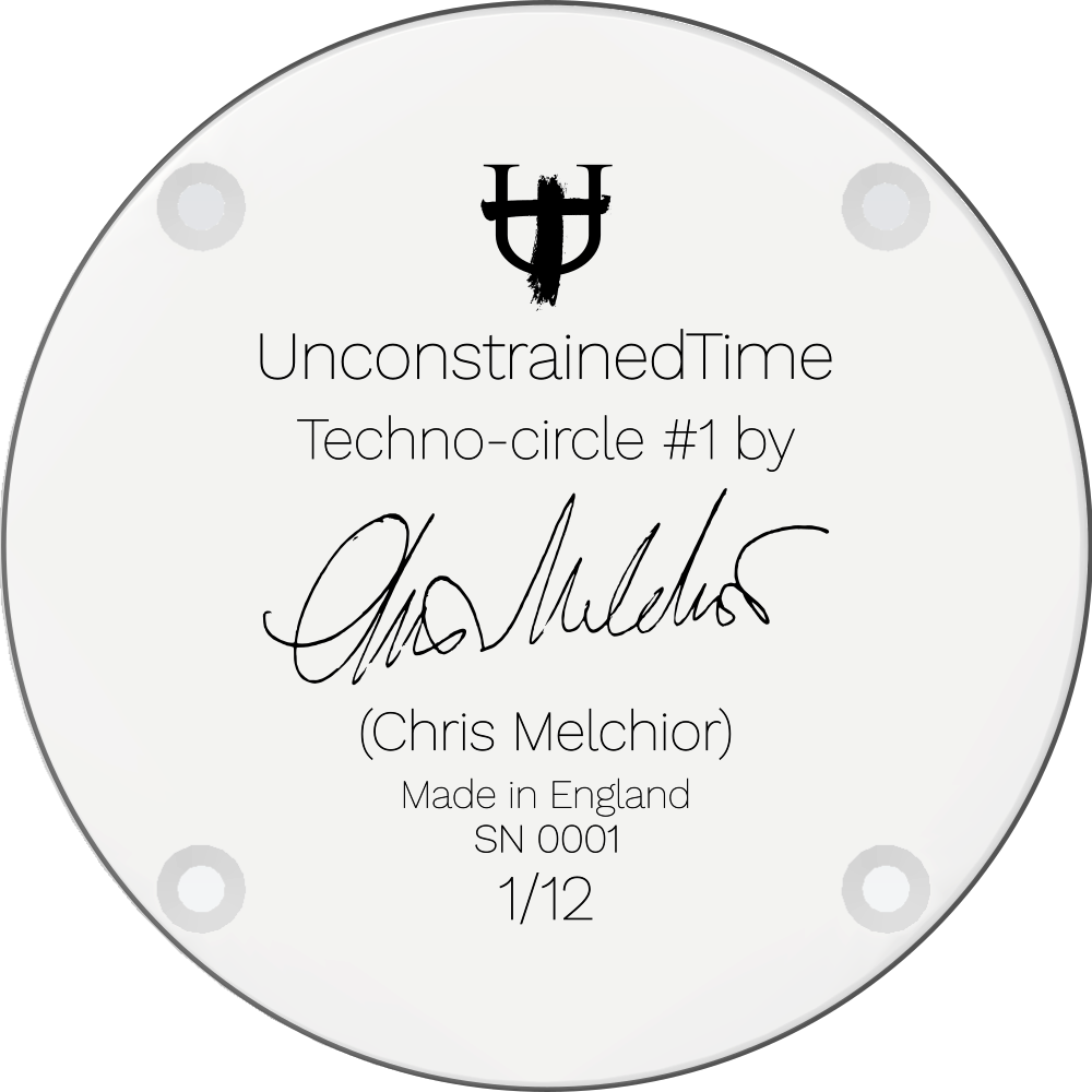 Techno-circle #1 watch case-back image