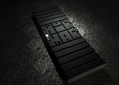 Hip Hop #1 watch, black. Thumbnail