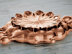 Poppy Seed-pod watch, rose gold. Thumbnail